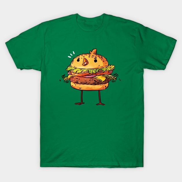 Birdger T-Shirt by Extra Ordinary Comics